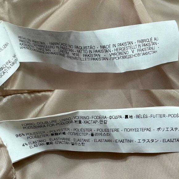 NWT Zara 100% Sheep Leather Jacket Front Zip Women Size Small - Picture 11 of 13